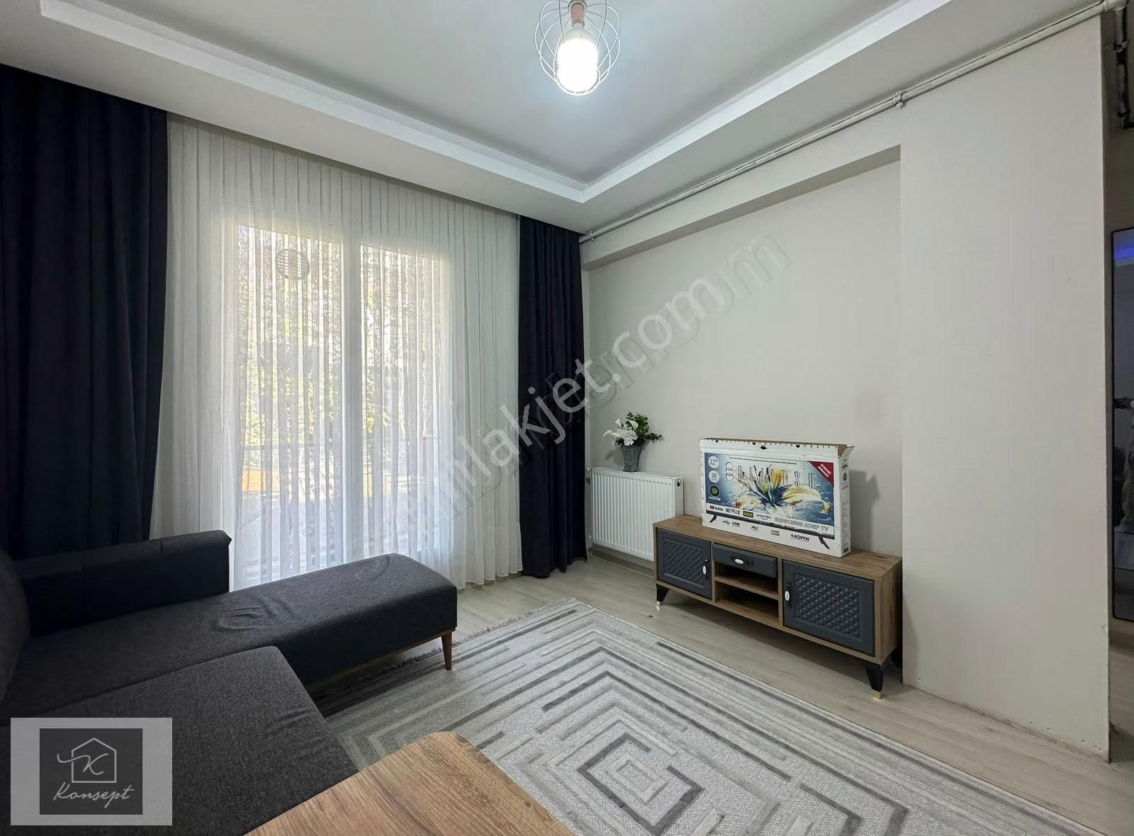 Konsept'den Ünv.yakını D.gazlı-balkonlu-eşyalı 1+1 Kiralık Daire - Görsel 4