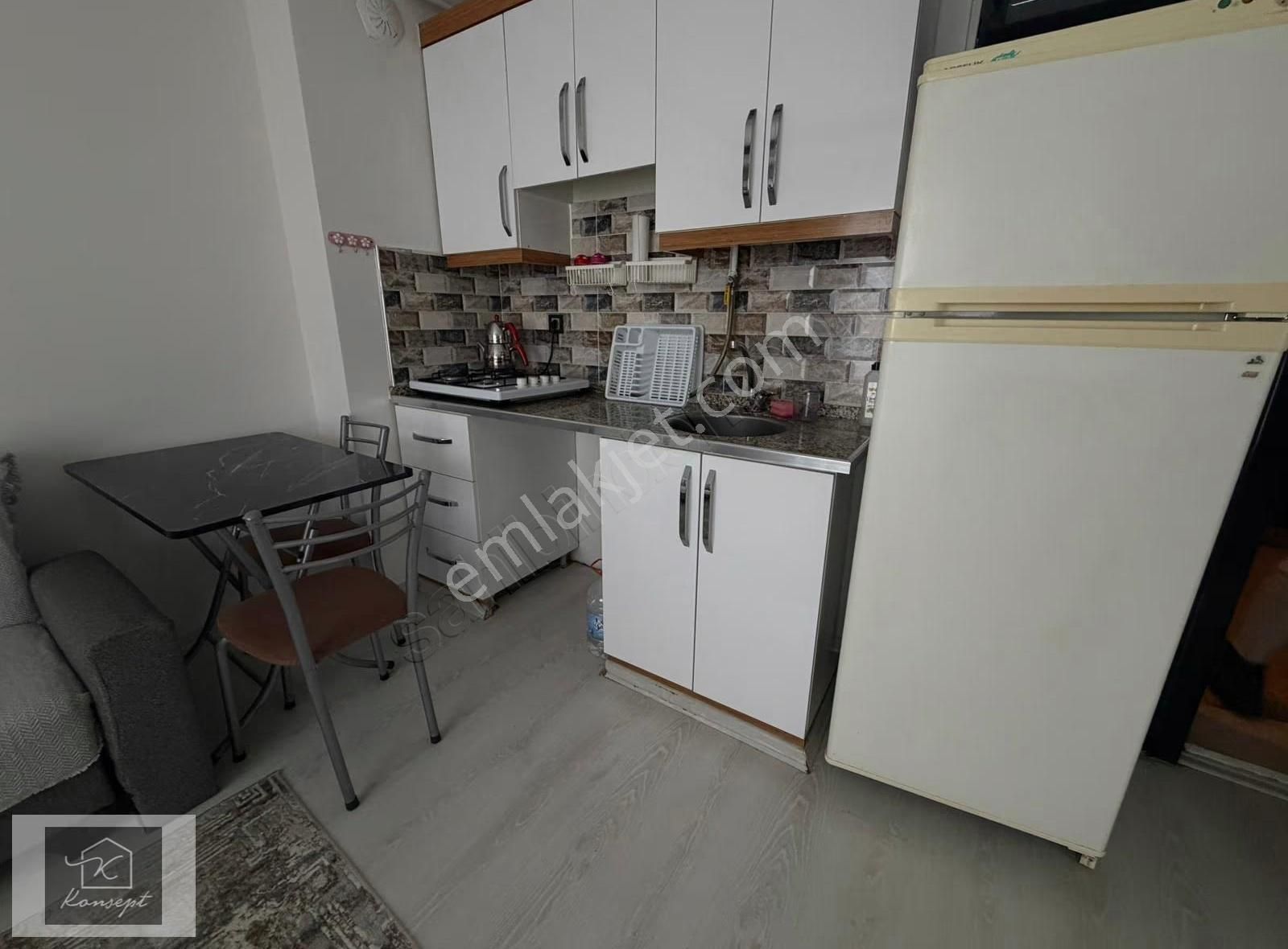 Konsept'den Doğalgazlı Eşyalı Merkezi Konum 1+1 Kiralık Daire - Görsel 3