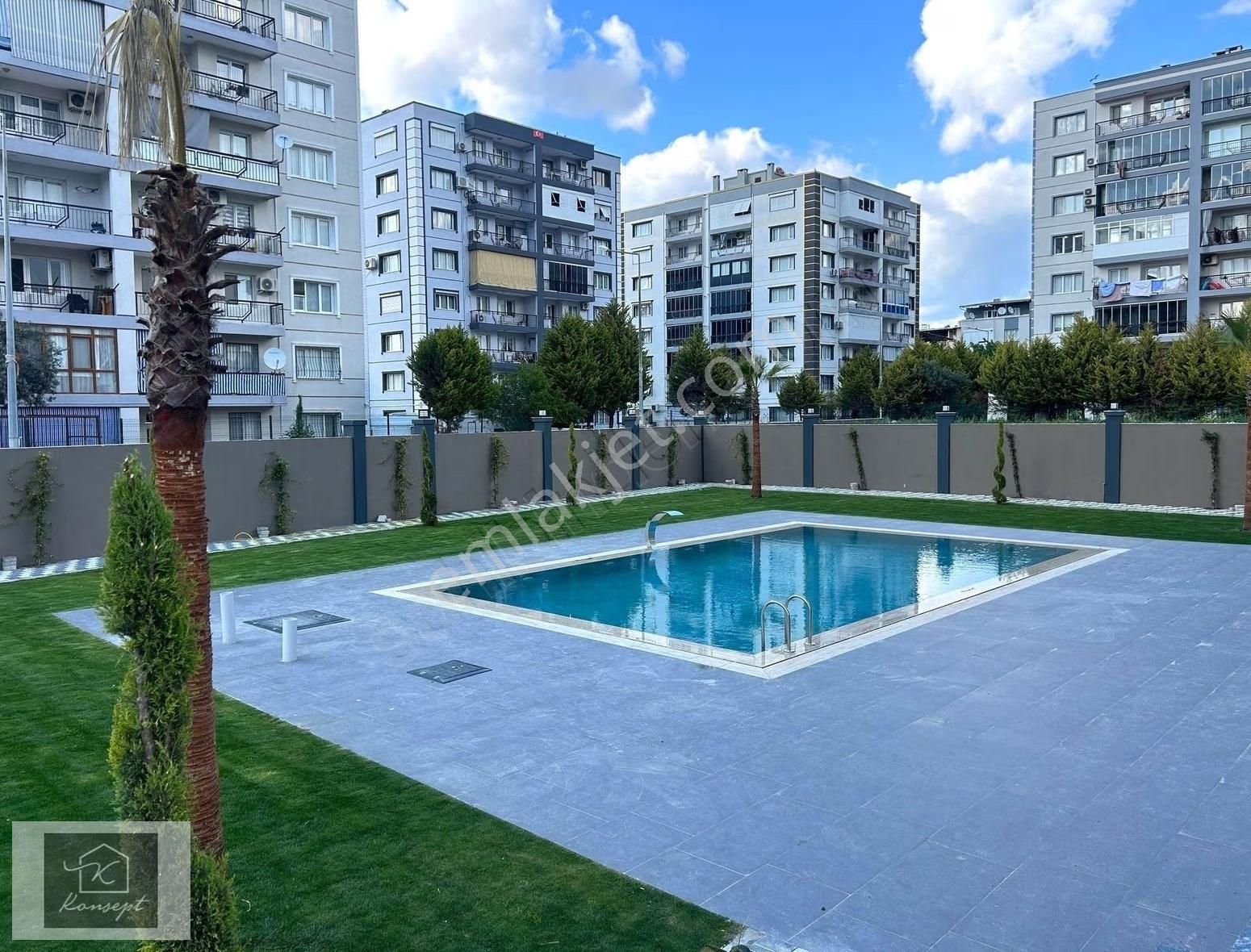 Konsept'den Site İçi-eşyalı-açık Havuzlu-güvenlikli Kiralık 1+1 - Görsel 7