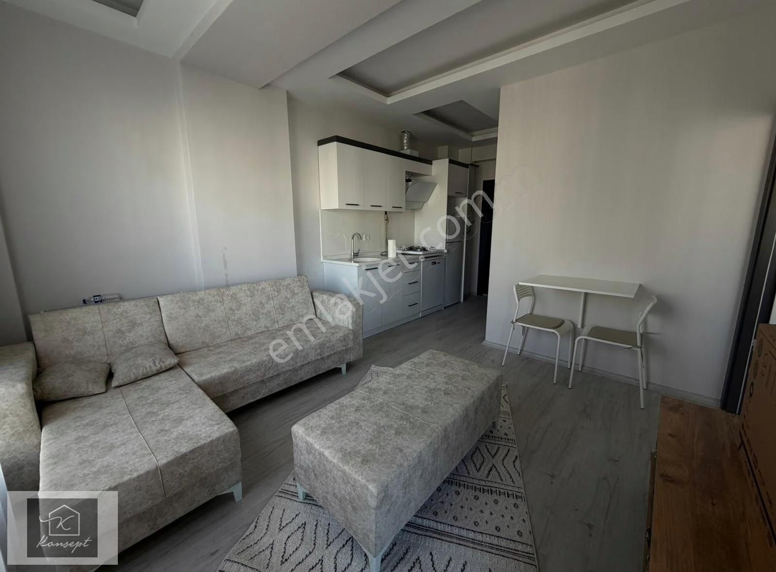 Konsept'den Site İçi-eşyalı-açık Havuzlu-güvenlikli Kiralık 1+1 - Görsel 8