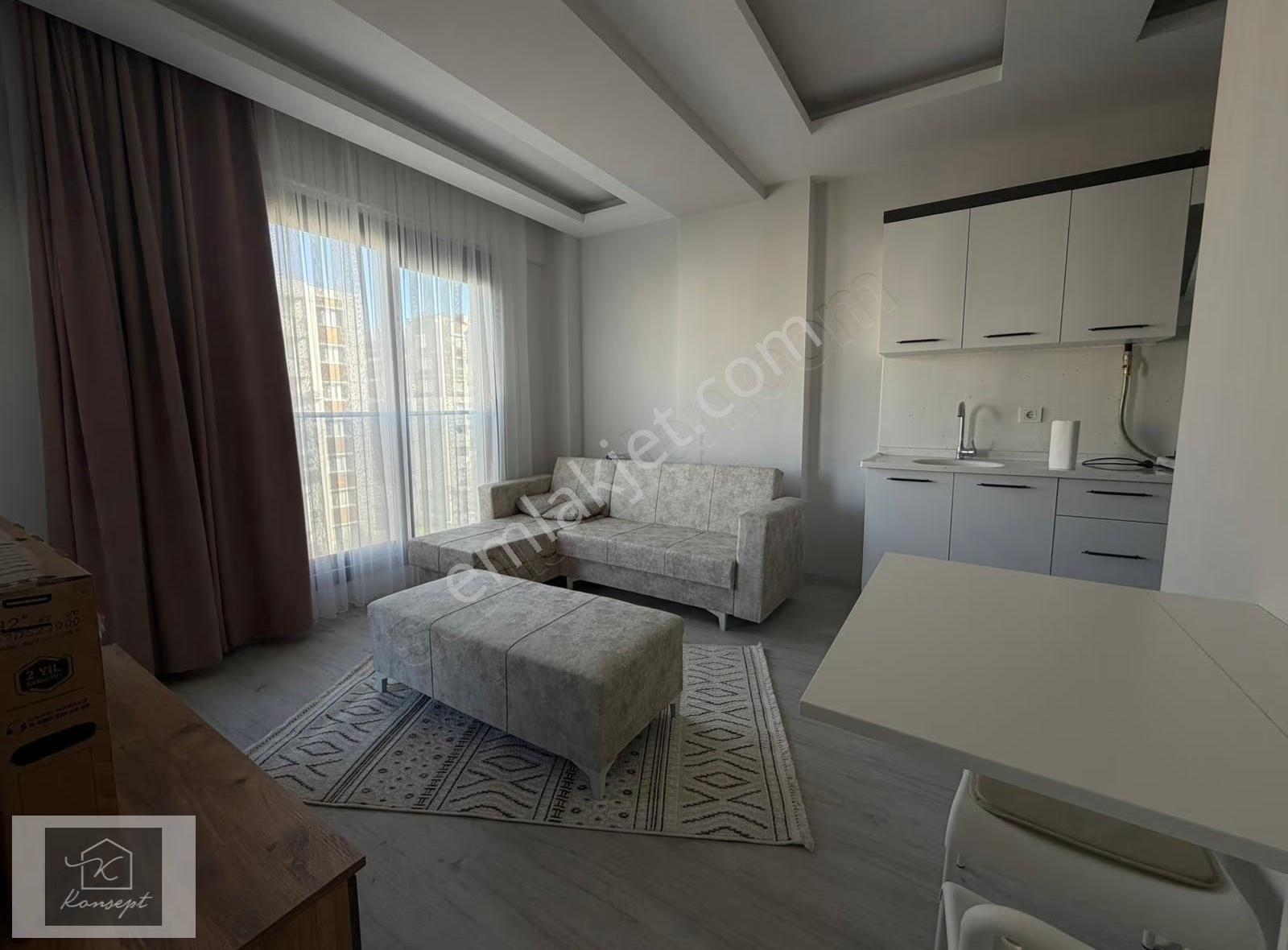 Konsept'den Site İçi-eşyalı-açık Havuzlu-güvenlikli Kiralık 1+1 - Görsel 10