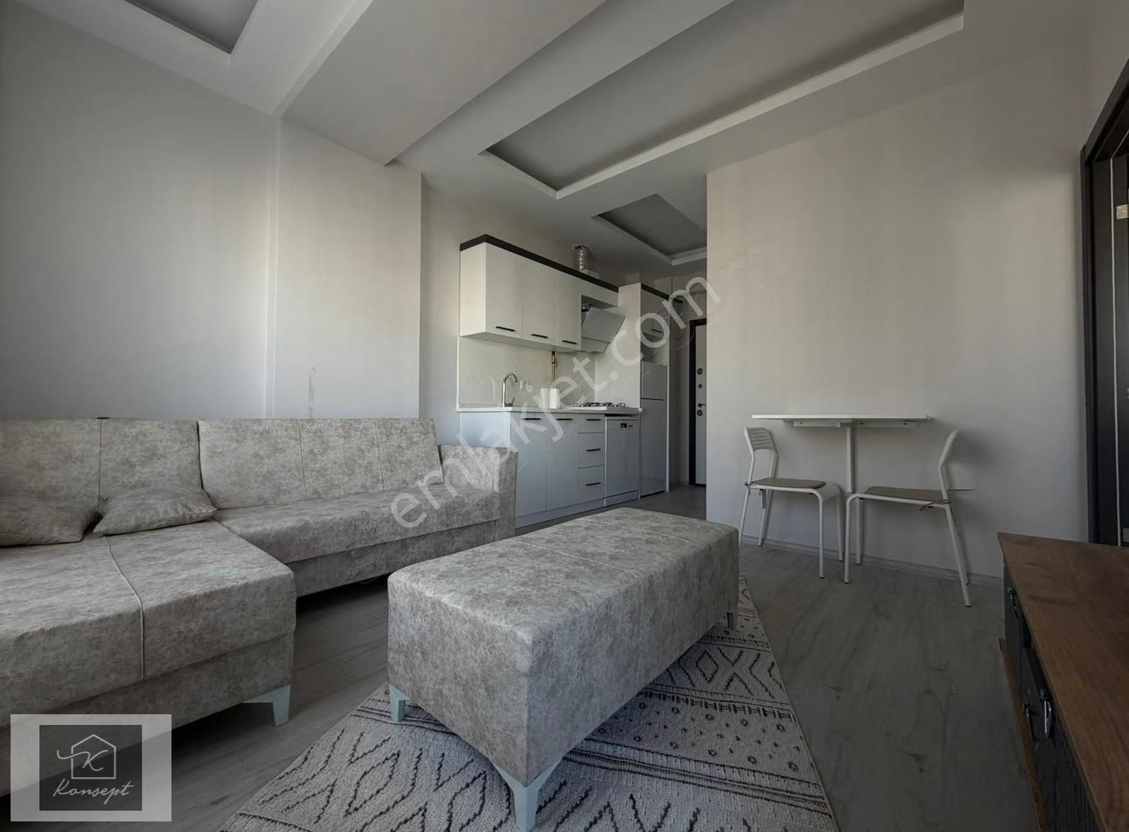 Konsept'den Site İçi-eşyalı-açık Havuzlu-güvenlikli Kiralık 1+1 - Görsel 2