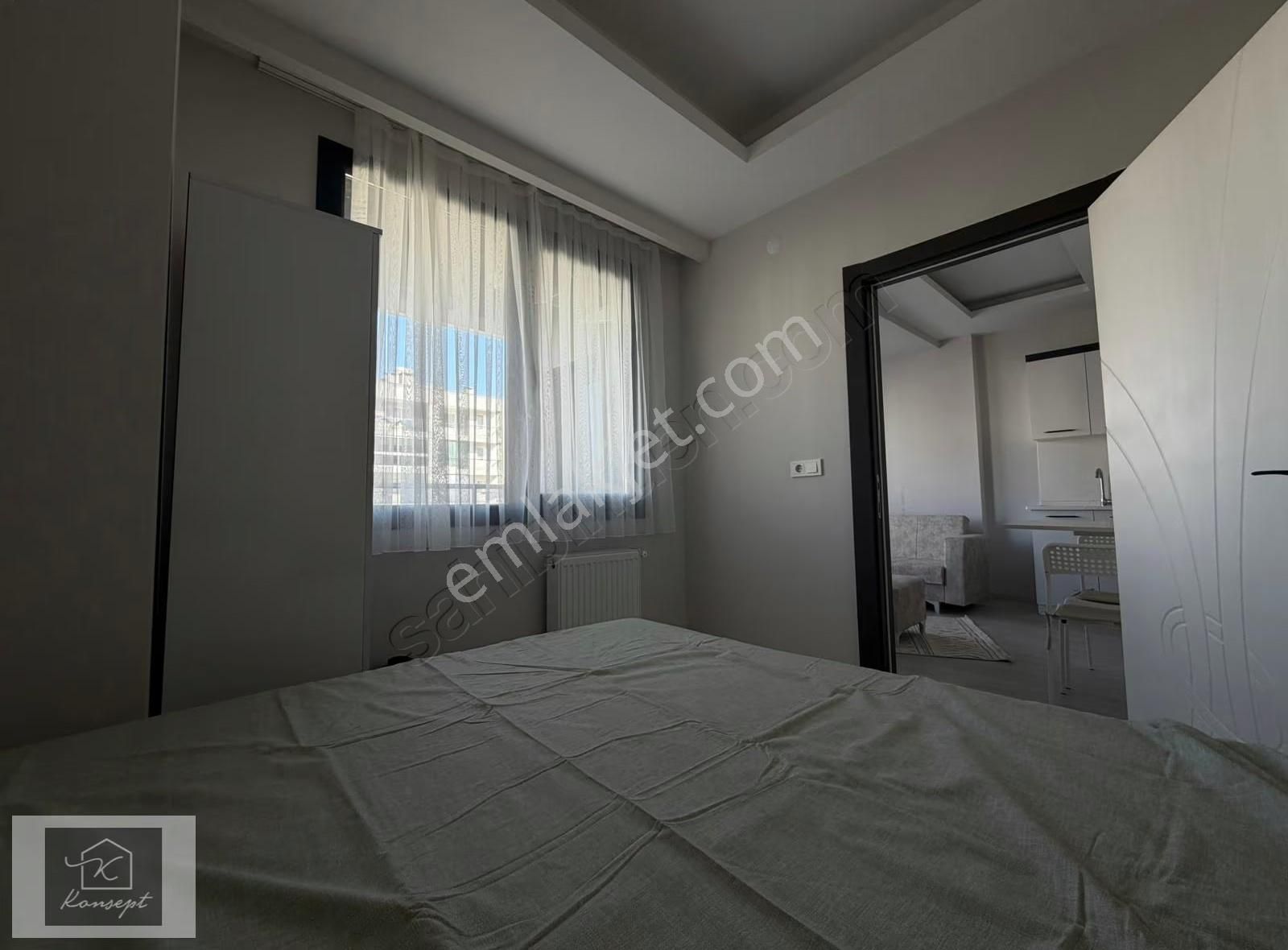 Konsept'den Site İçi-eşyalı-açık Havuzlu-güvenlikli Kiralık 1+1 - Görsel 11