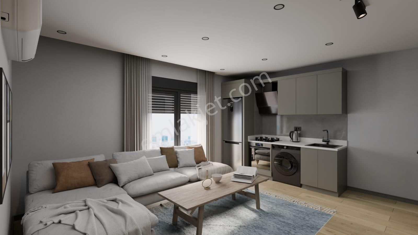 Güvenlik Mahallesi 'nde Sıfır 1+1 Lüks Daire - Görsel 2