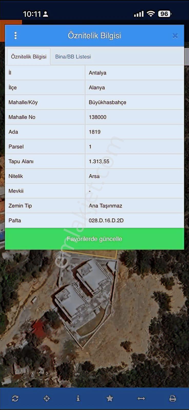Alanya Büyükhasbahçe Mah. Deniz Manzaralı Merkeze Yakın Arsa - Görsel 13
