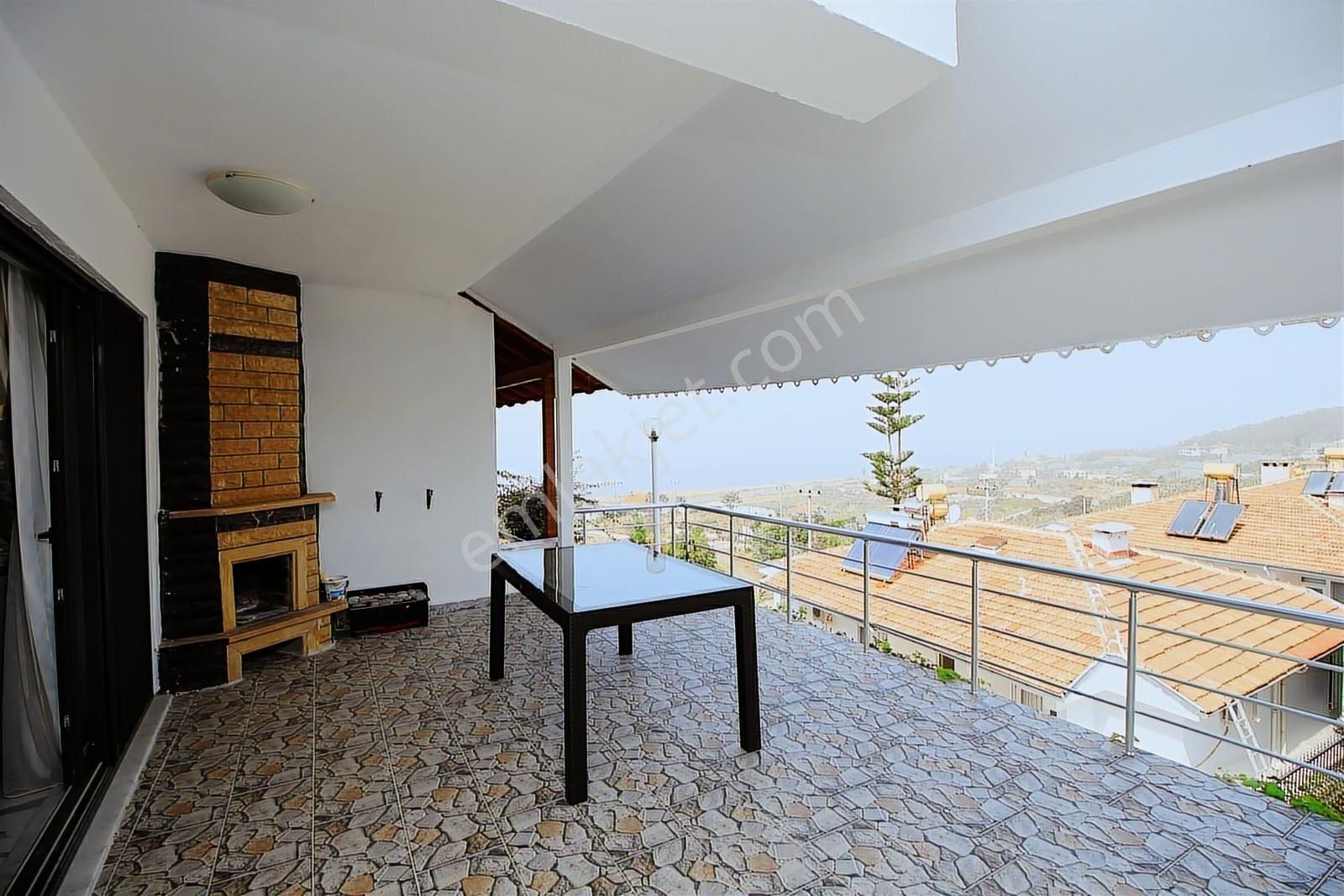 Alanya'da Keşefli Mah Deniz Manzaralı Uygun Fiyatl Eşyalı Villa - Görsel 16