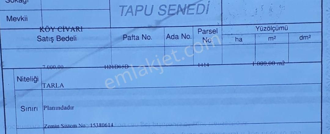 Bursa Nilüfer Karacaoba Girişinde Kıymetli Tarla Satılıktır - Görsel 6