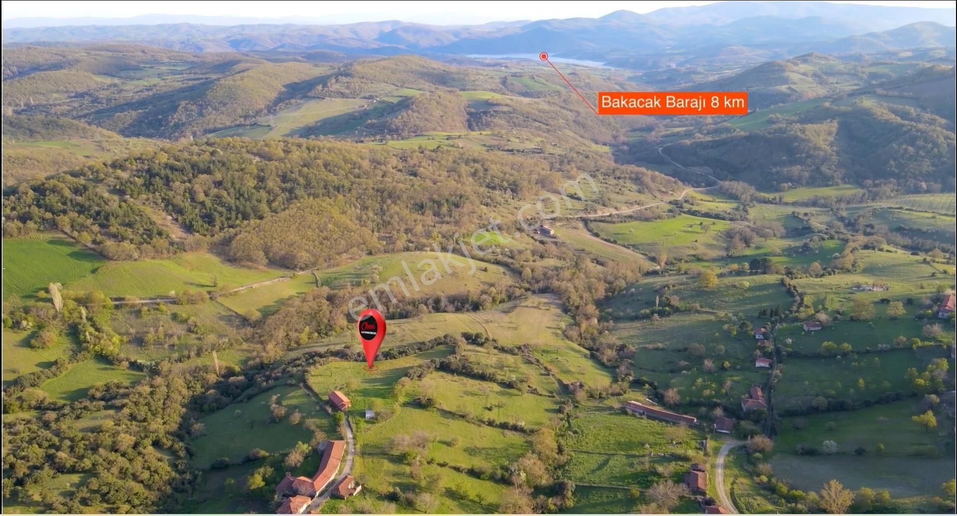 Oben'den Çanakkale Biga Çömlekçi Köyünde 320 M² İmarlı Arsa - Görsel 4