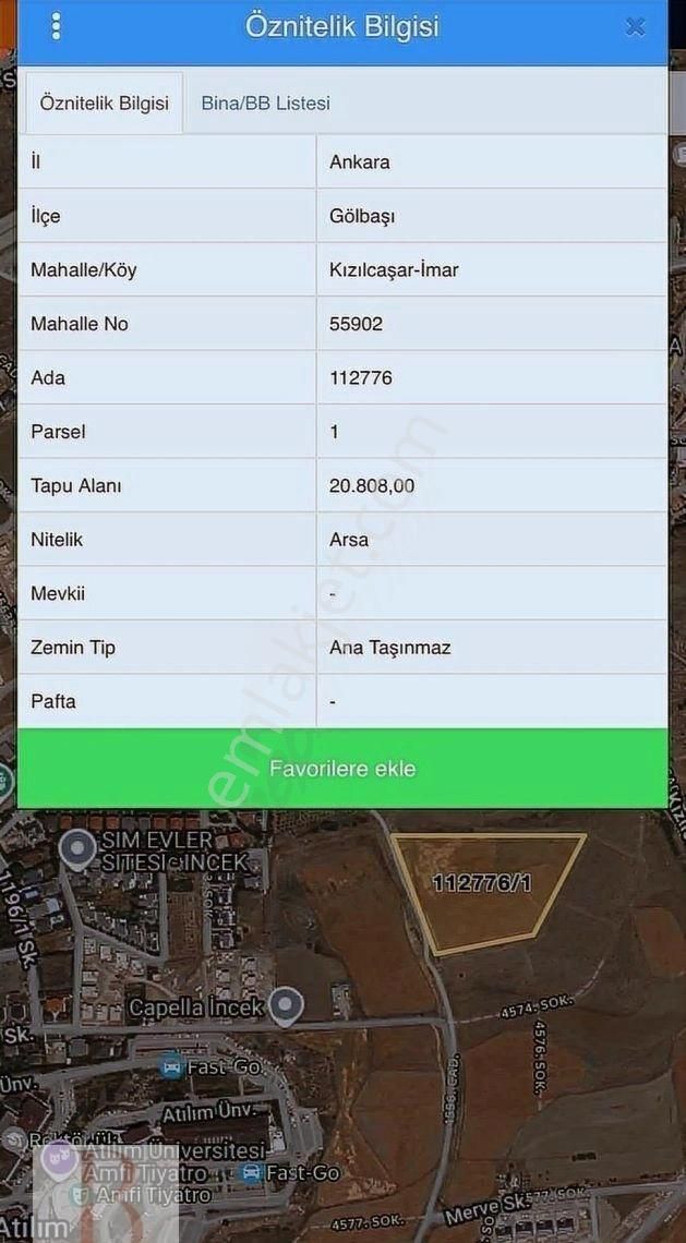 Kızılcaşar'da Yatırım İçin Uygun 481 M2 Arsa - Görsel 4