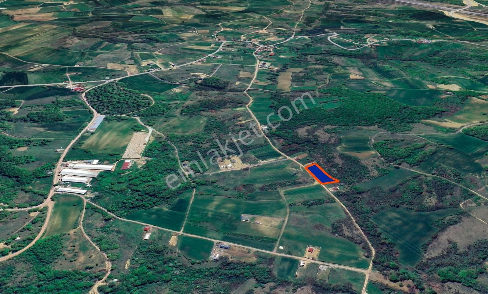 Körfez Himmetli -2524m² Tarla -yola 72m Cephe- Elektrik & Su Var - Görsel 21