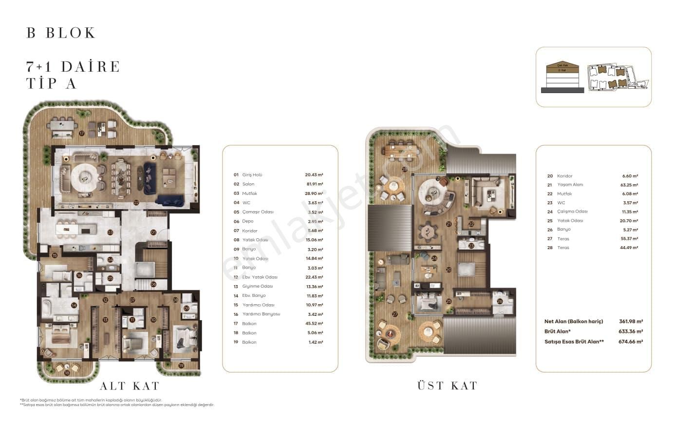 Florya' Da Yeni Projede Geniş Teraslı Lüks 7+1 Dublex Satılık Daire - Görsel 4