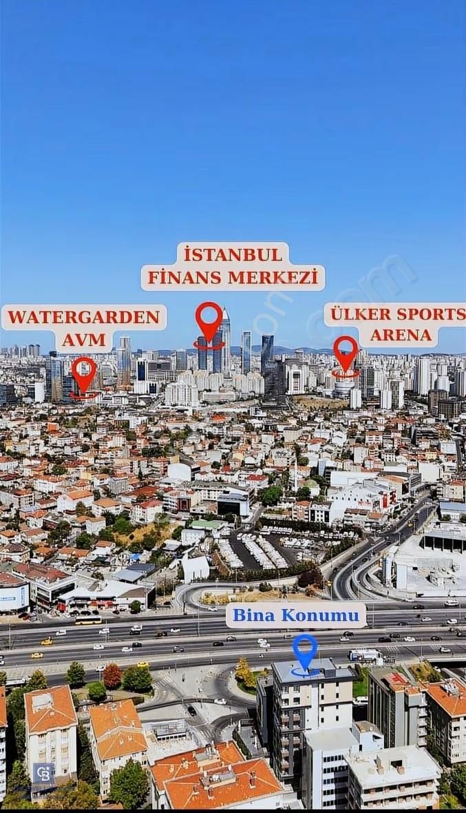Sahrayıcedit E5'te Sıfır Binada Satılık Ofis Katı 185m² Brüt - Görsel 12