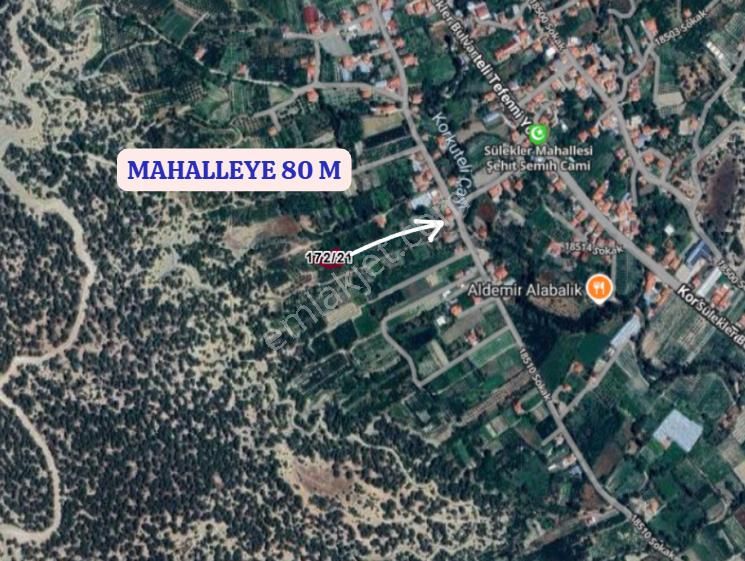 Antalya Korkuteli Sülekler Köyünde 885 M² Bahçe Satılıktır - Görsel 4