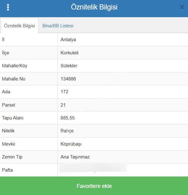 Antalya Korkuteli Sülekler Köyünde 885 M² Bahçe Satılıktır - Görsel 7