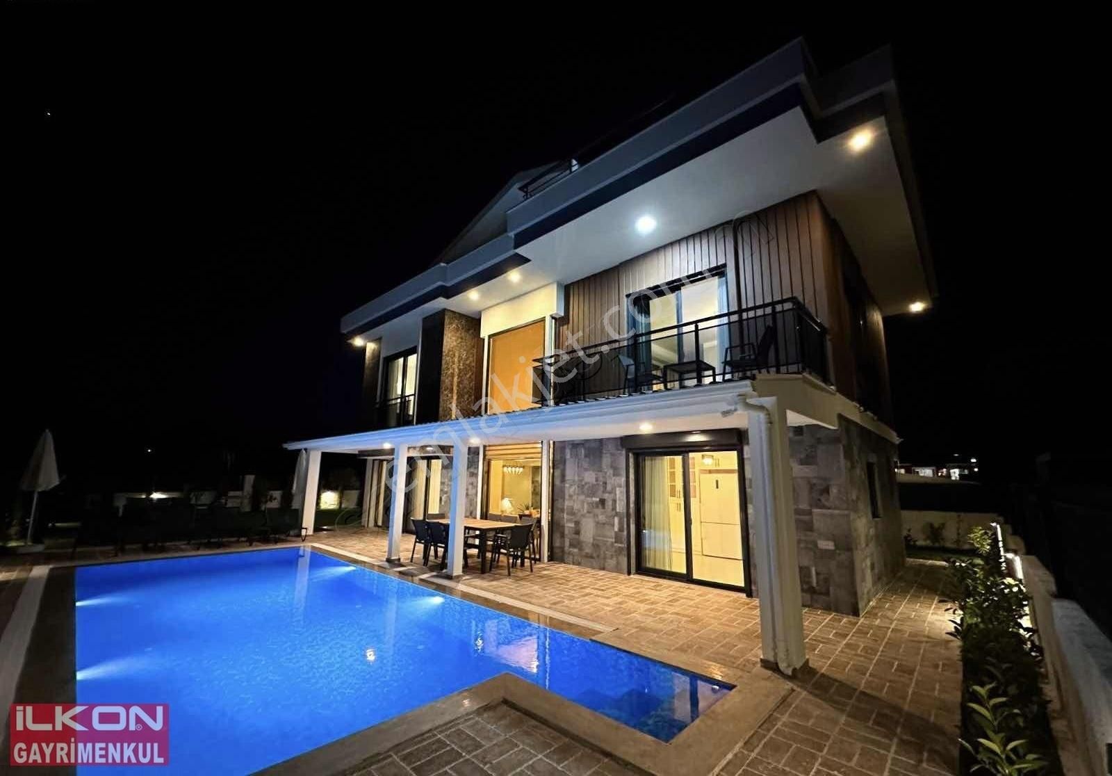 Fethiye Çalış'a 300 M, İlkon'dan Kiralık Lüks Villa - Görsel 19