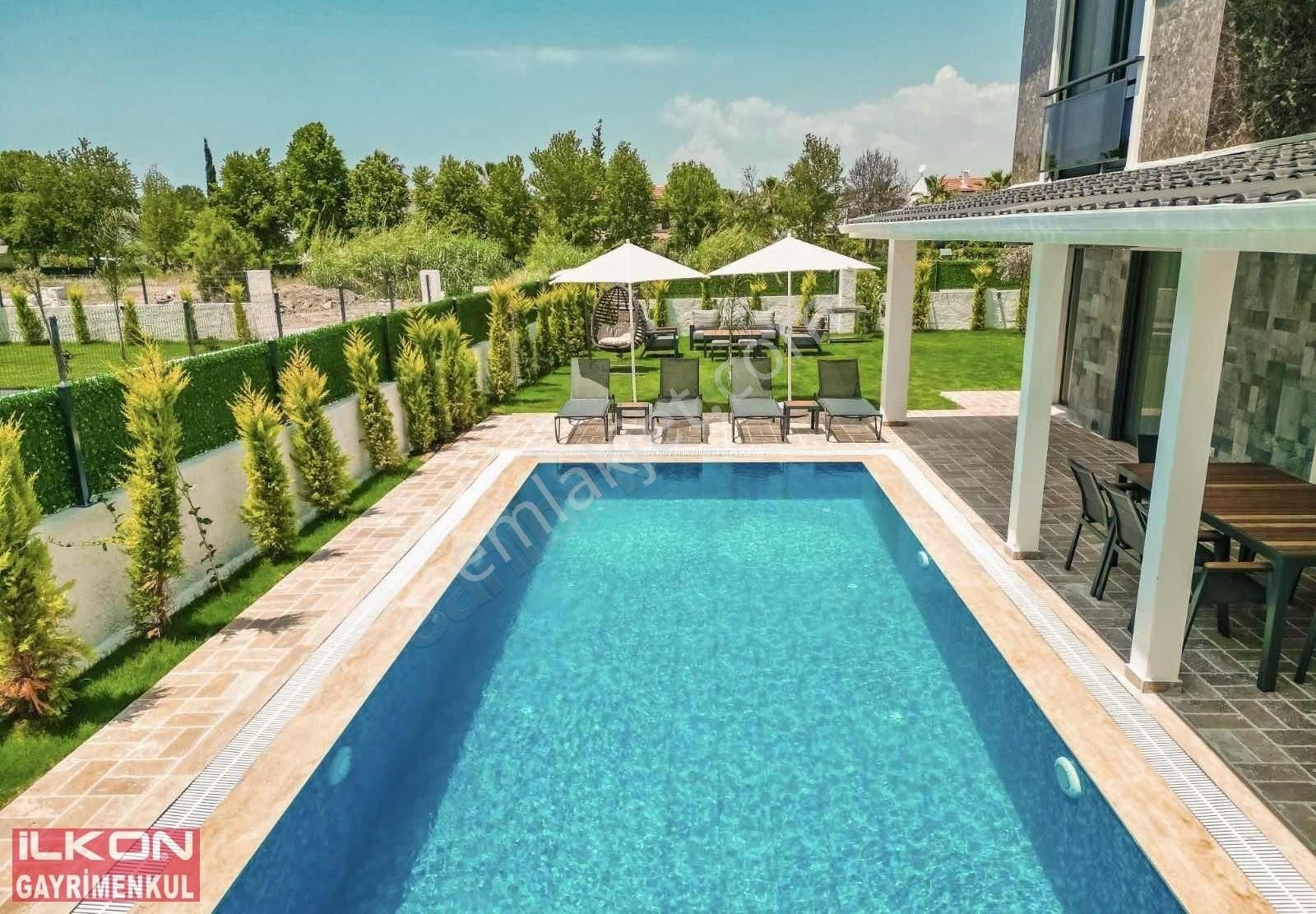 Fethiye Çalış'a 300 M, İlkon'dan Kiralık Lüks Villa - Görsel 24