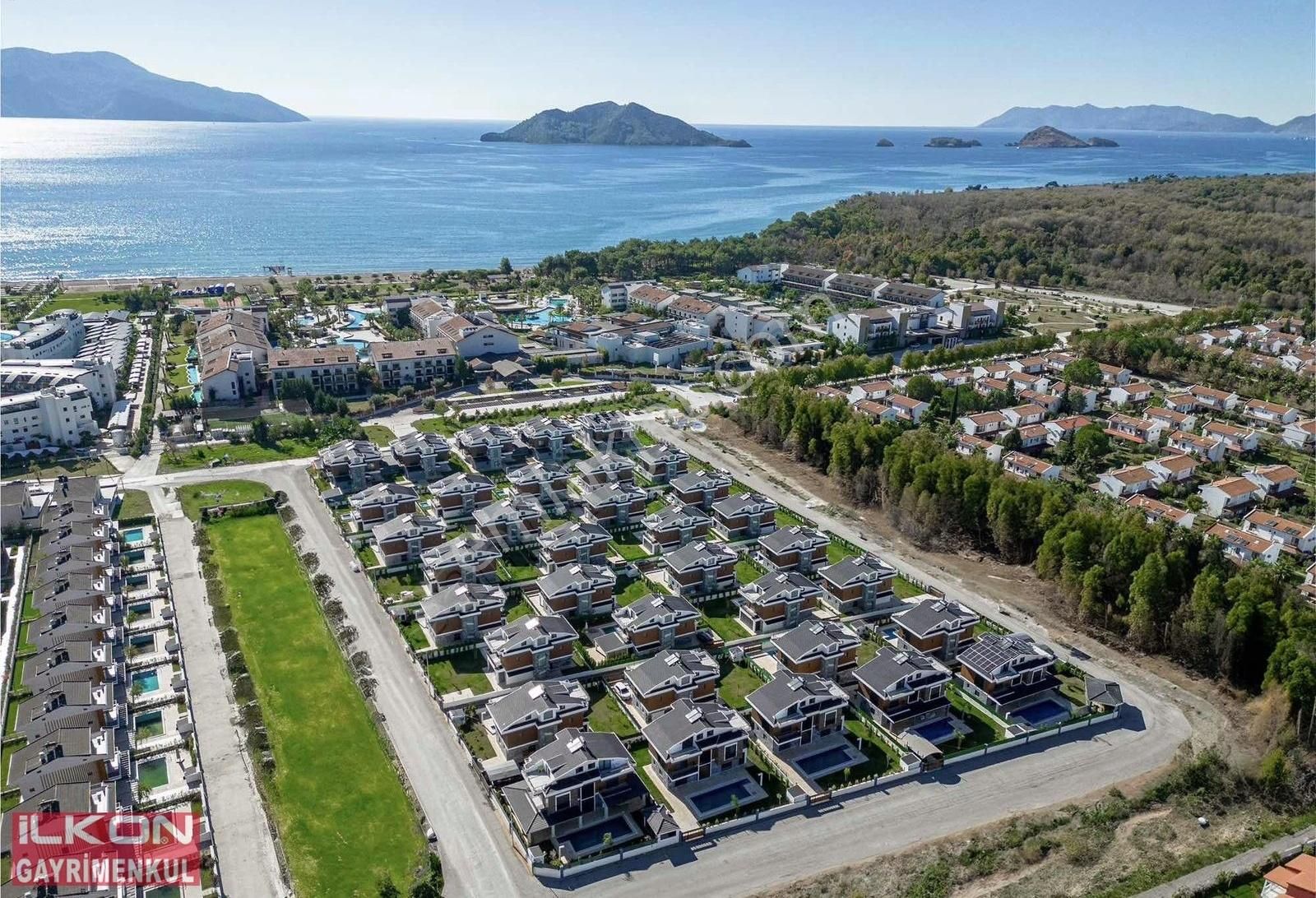 Fethiye Çalış'a 300 M, İlkon'dan Kiralık Lüks Villa - Görsel 12
