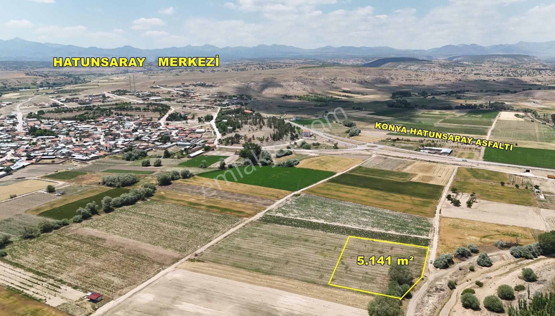 🚜🌞 Hatunsaray’da 5.141 M² Yatırımlık Tarla