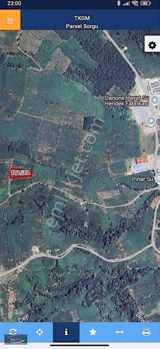 2774 Metrekare Fındık Bahçesi Pınar Su Fabrikasına Yakın Konumda