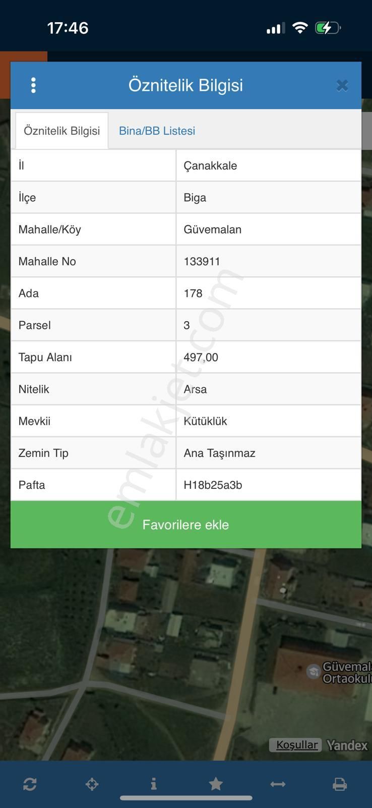 Biga Güvemalan Satılık Arsa - Görsel 16