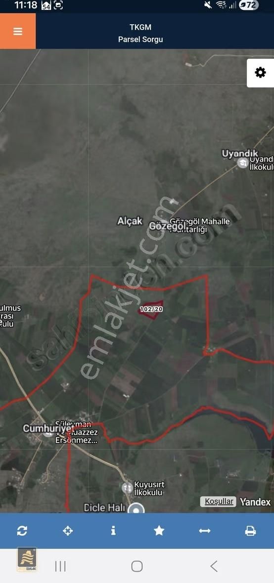 Diyarbakır Kayapınar Cumhuriyet 'te Satılık 103 Dönüm Arazi - Görsel 6