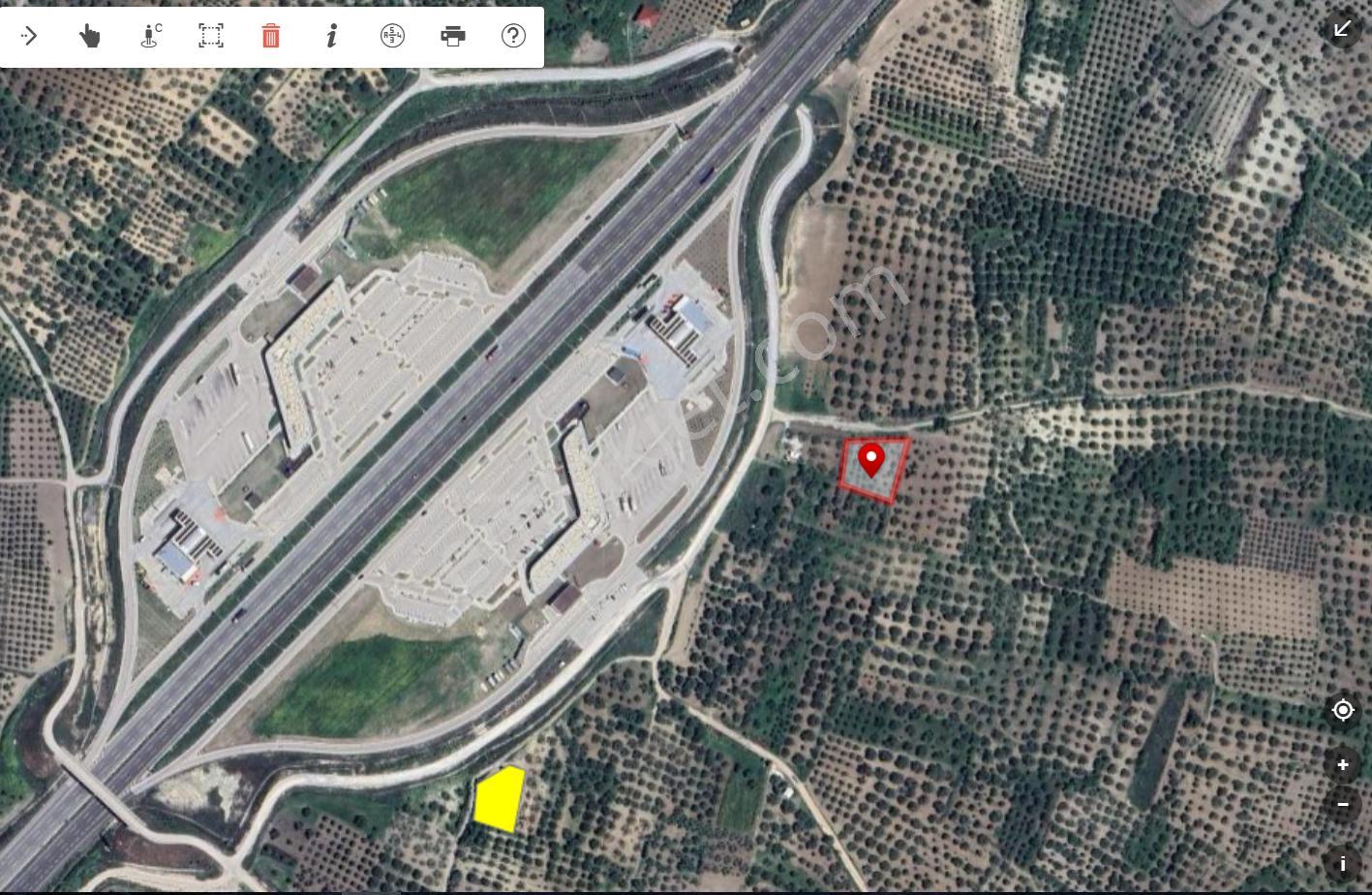 Manisa Akhisar Ballıcada Izmır Istanbul Otobanına En Yakın Satılık Tarla - Görsel 8