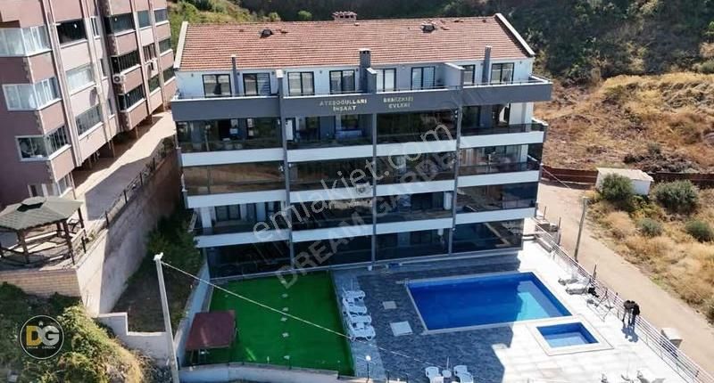 Kurşunlu'da 2+1 Deniz Manzaralı Havuzlu Daire - Görsel 5