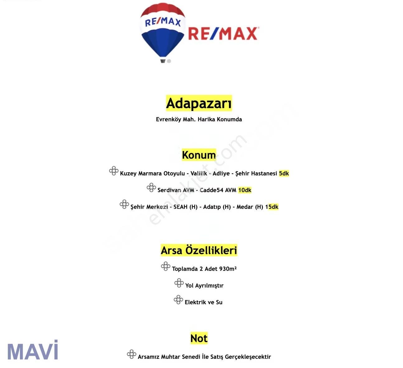 Re/max Mustafa Öz Evrenköy Mh. 930m² 2 Ayrı Parsel - Görsel 3