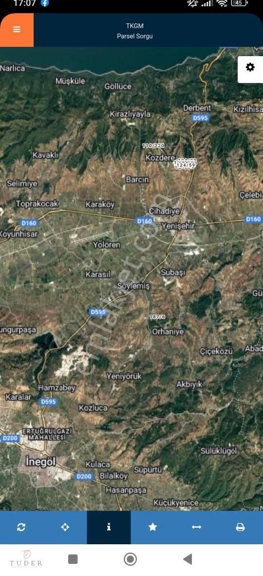 Yenişehir Orhaniye'de Kadastro Yola Cephe Yıl Boyu Ulaşımlı Bağ - Görsel 8