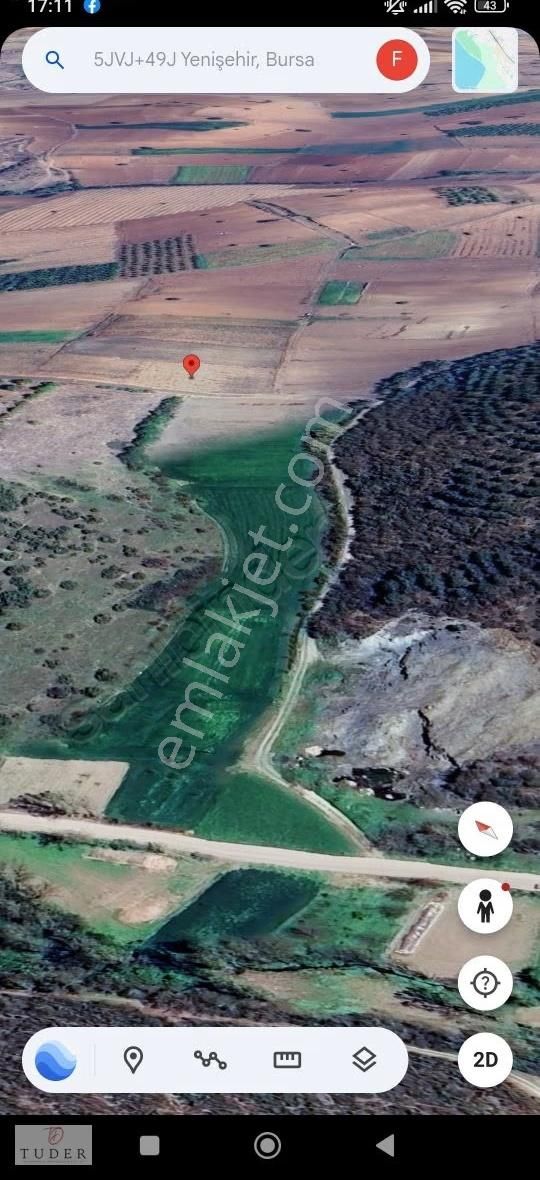 Yenişehir Orhaniye'de Kadastro Yola Cephe Yıl Boyu Ulaşımlı Bağ - Görsel 5