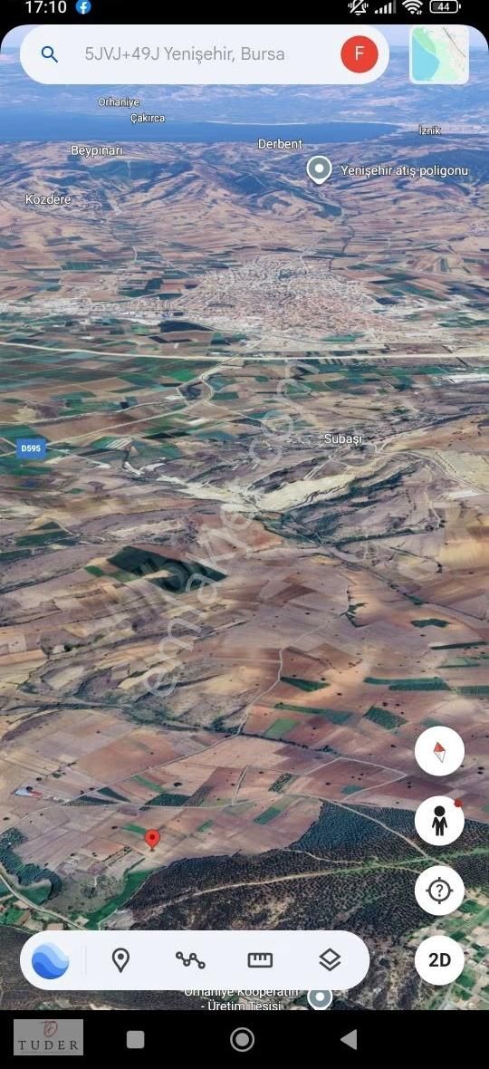 Yenişehir Orhaniye'de Kadastro Yola Cephe Yıl Boyu Ulaşımlı Bağ - Görsel 13