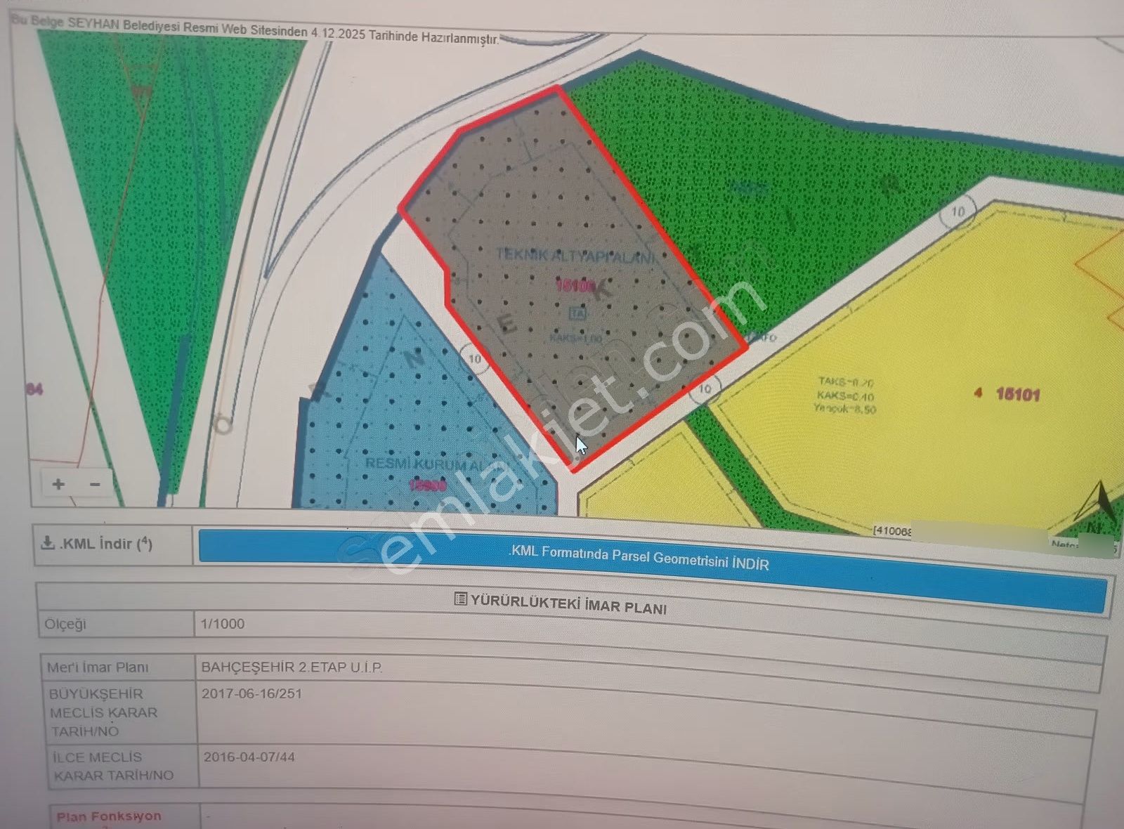 Adana Seyhan Yatırımlık Kelepir Arsa - Görsel 3