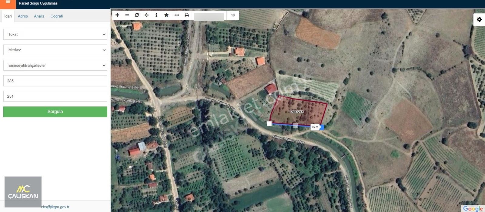 Emirseyit'te Kanala Sıfır Konumda Tek Tapu 2663 M2 Satılık Tarla - Görsel 12