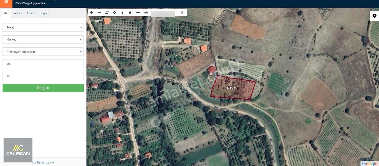 Emirseyit'te Kanala Sıfır Konumda Tek Tapu 2663 M2 Satılık Tarla - Görsel 5