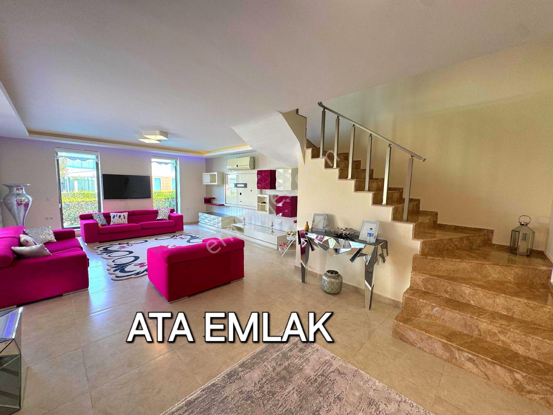 Ata Emlak'tan Plaja Ve Avm'lere Yakın Havuzlu Sitede Tek Müstakil Bahçeli Villa - Görsel 12