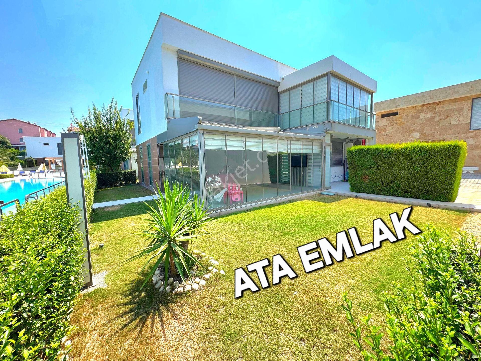 Ata Emlak'tan Plaja Ve Avm'lere Yakın Havuzlu Sitede Tek Müstakil Bahçeli Villa - Görsel 4