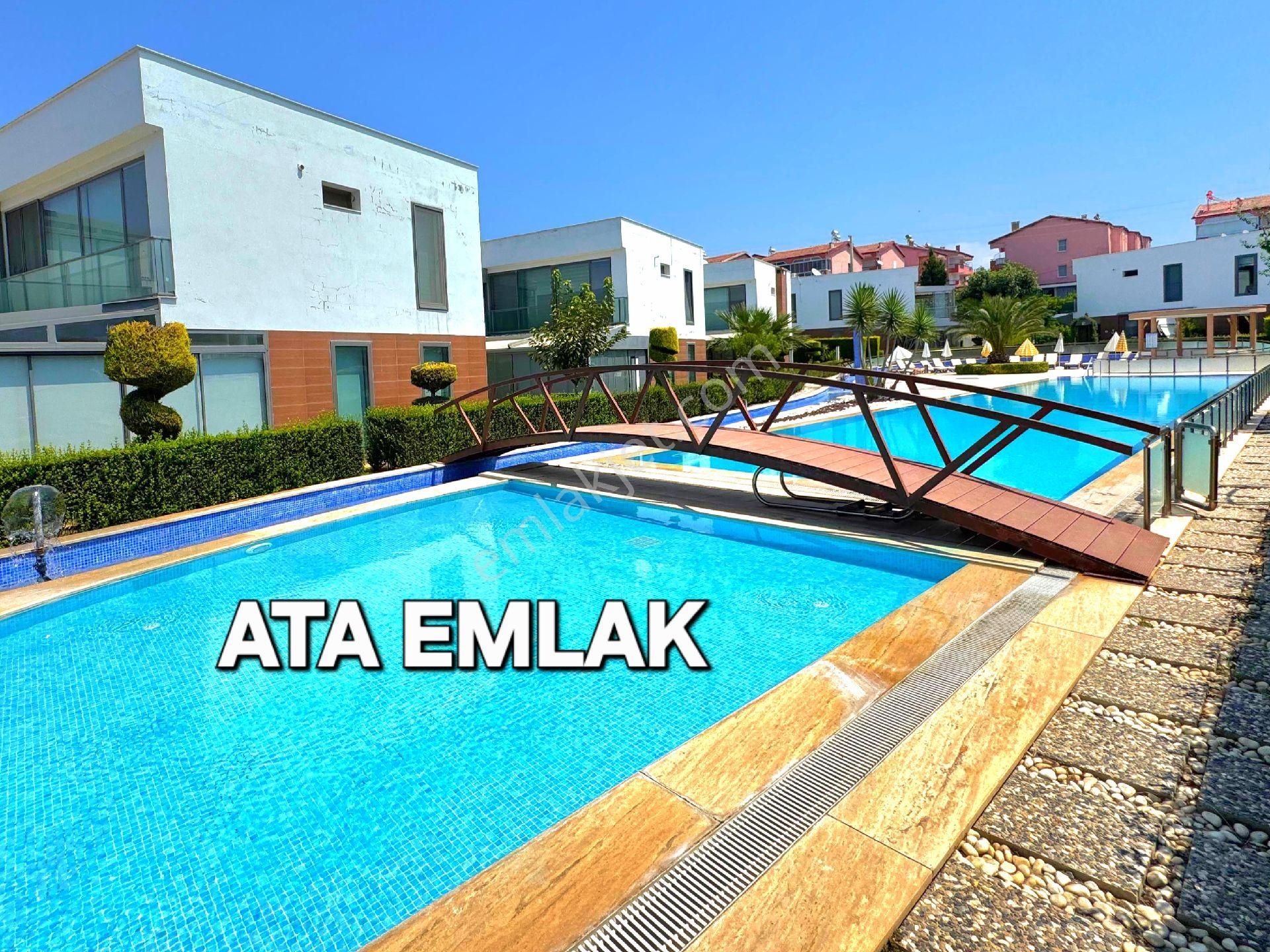 Ata Emlak'tan Plaja Ve Avm'lere Yakın Havuzlu Sitede Tek Müstakil Bahçeli Villa - Görsel 8