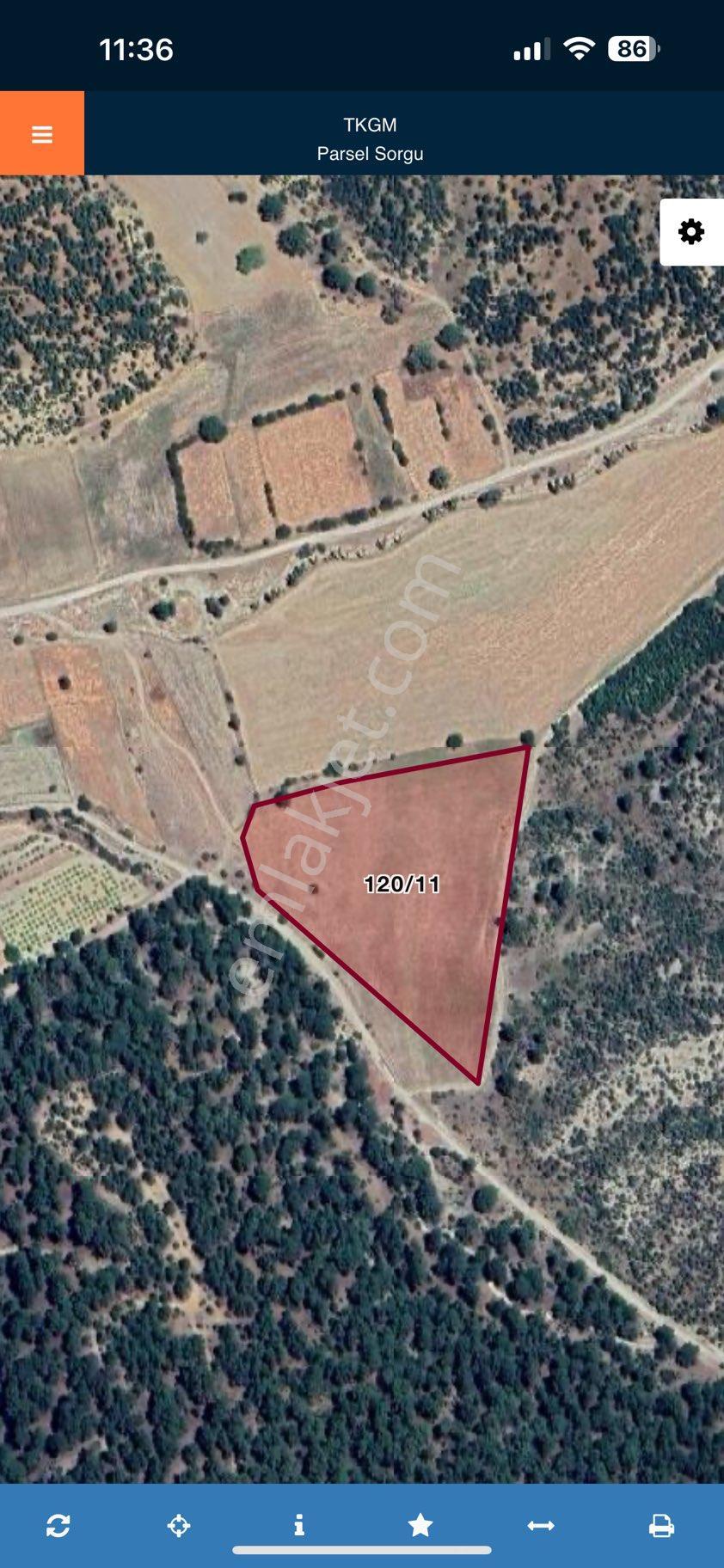 Burdur Kemer Akçaören Köyünde Satılık Tarla