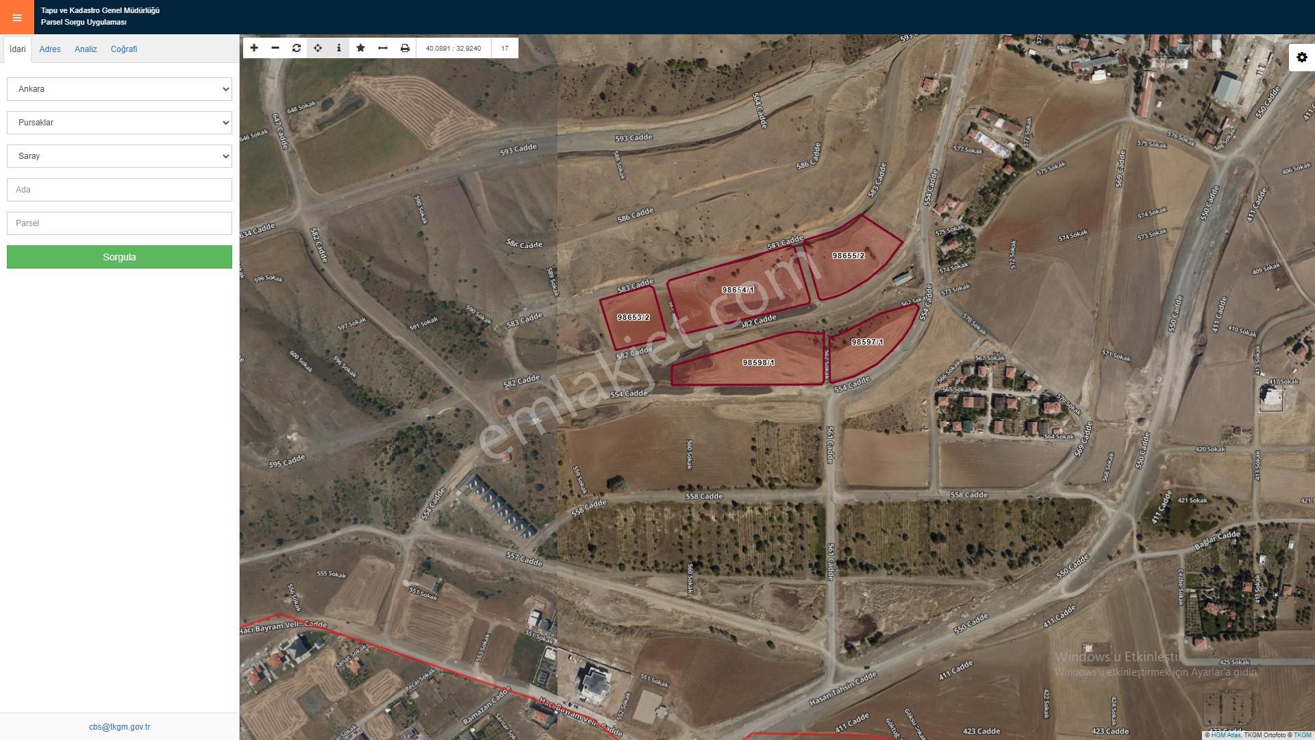 Gökçe Emlak'tan 50 Metrelik Yola Yakın 0.60 Emsal Konut Arsası