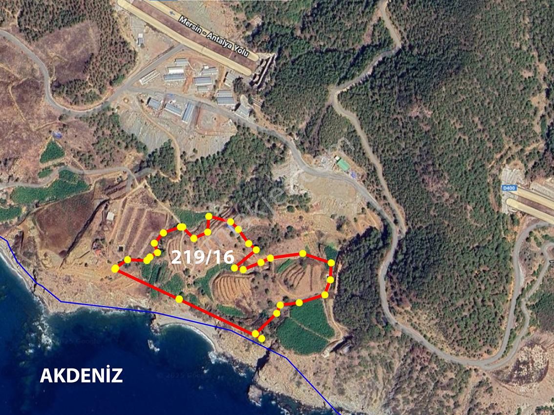 Anamur'da Denize Sıfır, Özel Plajlı, 40,5 Dönüm Arazi - Görsel 9