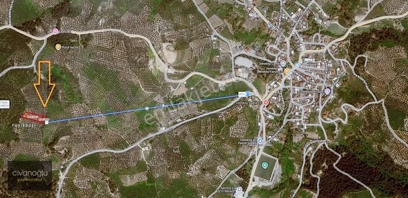 Bursa Mudanya Dereköy Mahallesi 2247m² Tarla