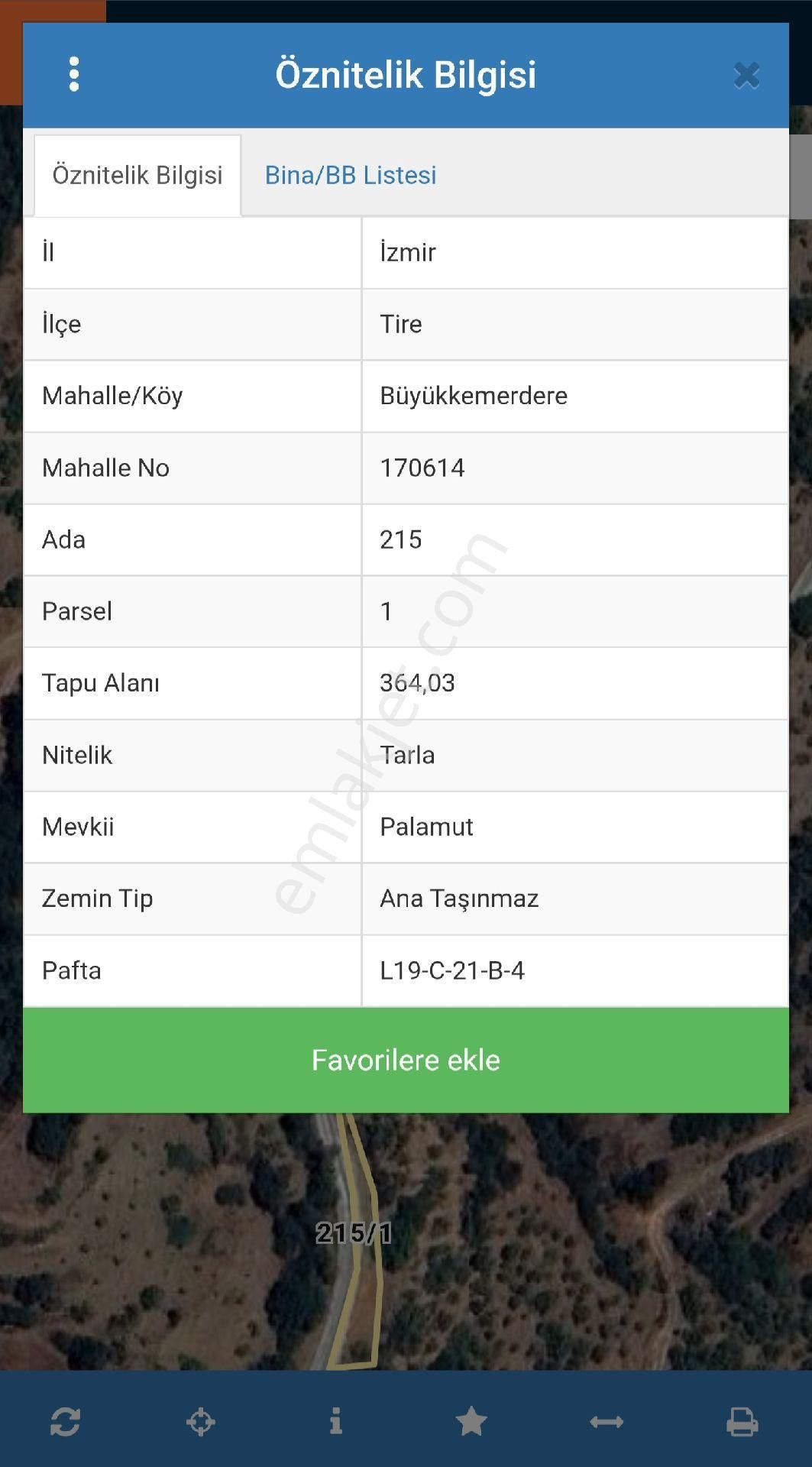 İzmir Tire Büyükkemerdere'de Asfalt Yola Cepheli 364 M2 Uygun Tarla. Açıklamayı Okuyunuz. - Görsel 10