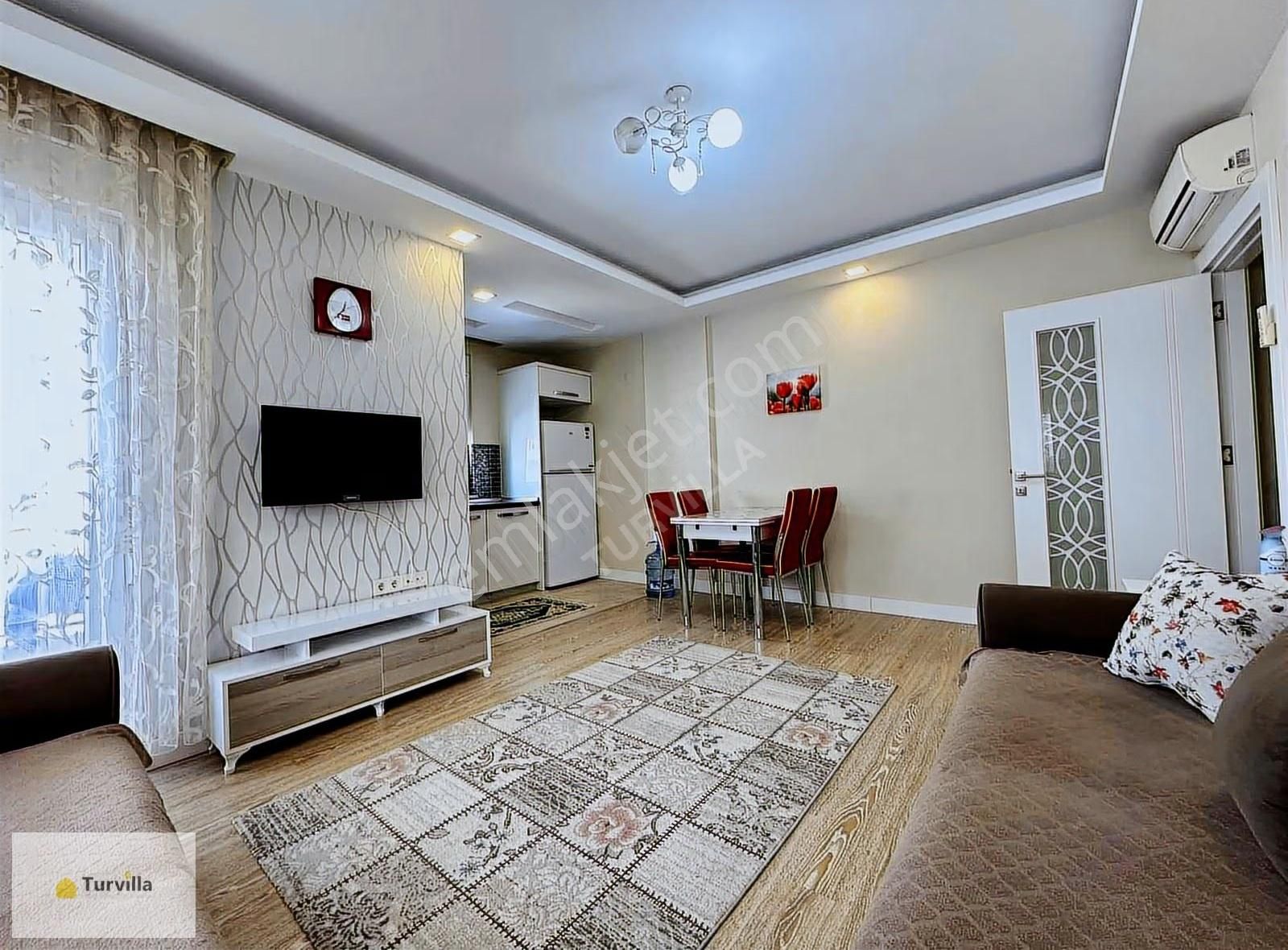 Turvilla'dan Konyaaltı Liman'da Lux Site İçi 1+1 Kiralık Daire - Görsel 9