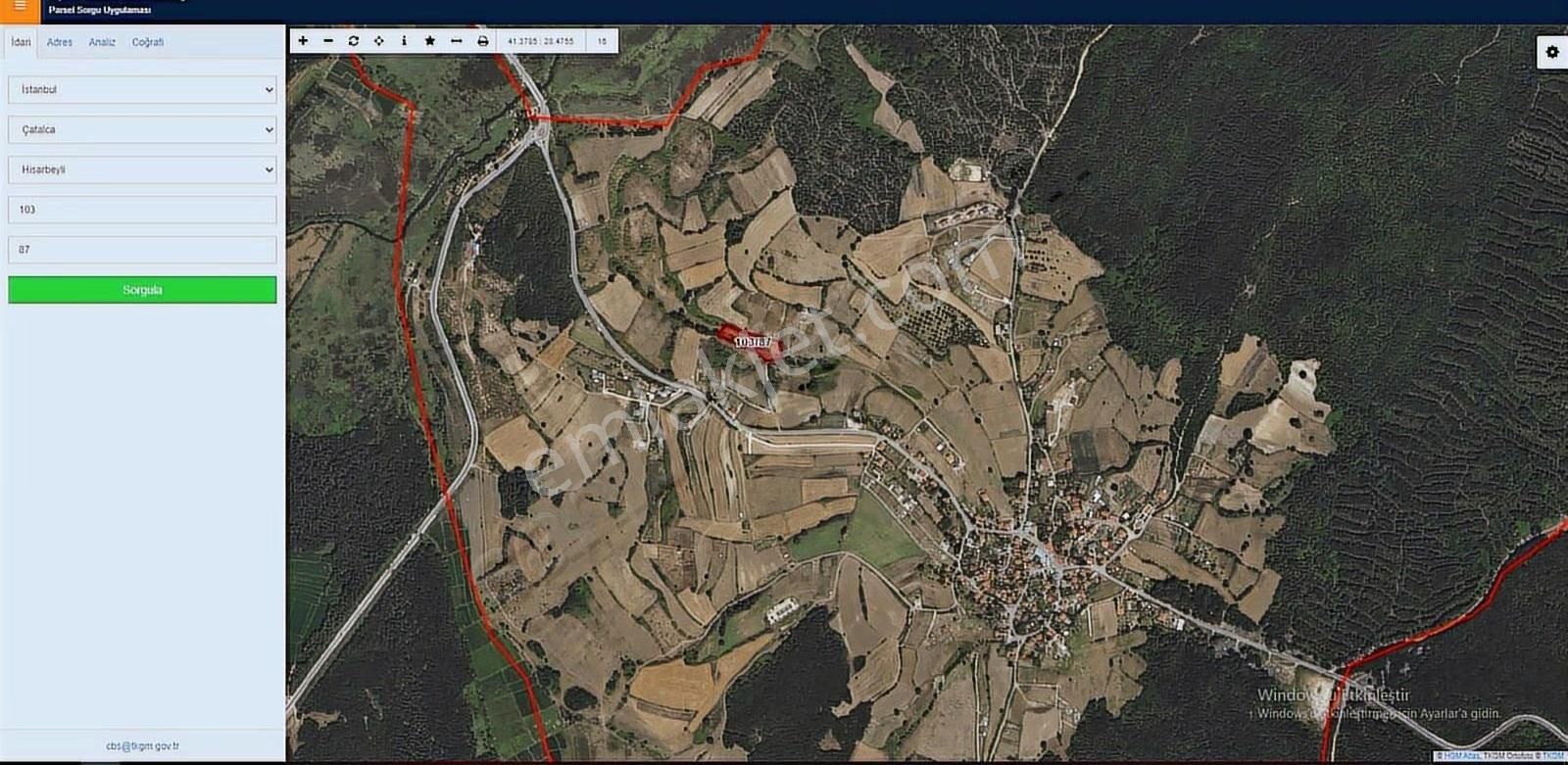 İstanbul Çatalca Hisarbeylide 305 M2 Çaplı Arsa - Görsel 2