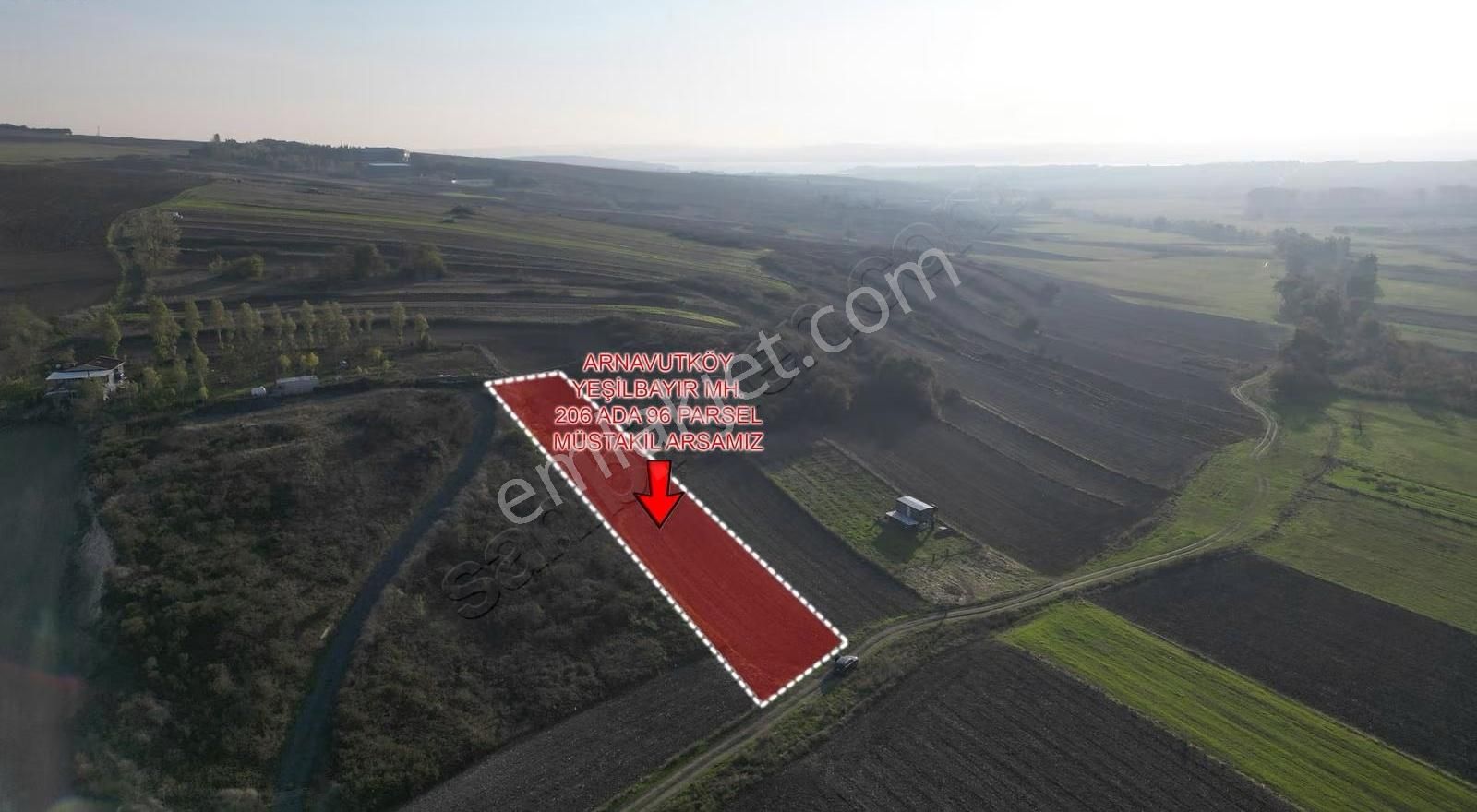 Arnavutköy Yeşilbayır Mahallesinde Tek Tapu Tarla - Görsel 10
