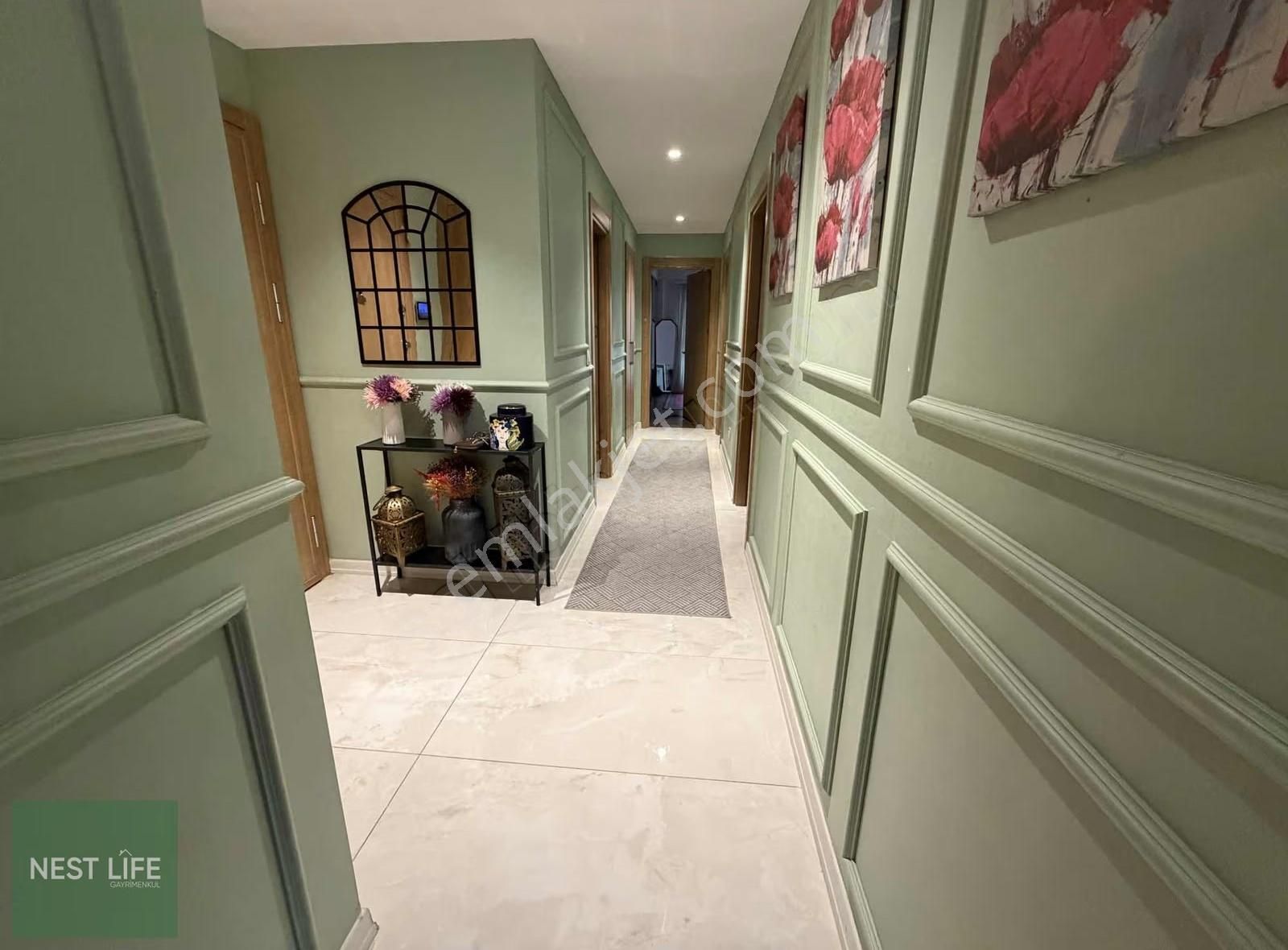 Nef Çamlıtepe'de 3+1, A Bloklarda, Özel Dekorasyon Mutfaklı