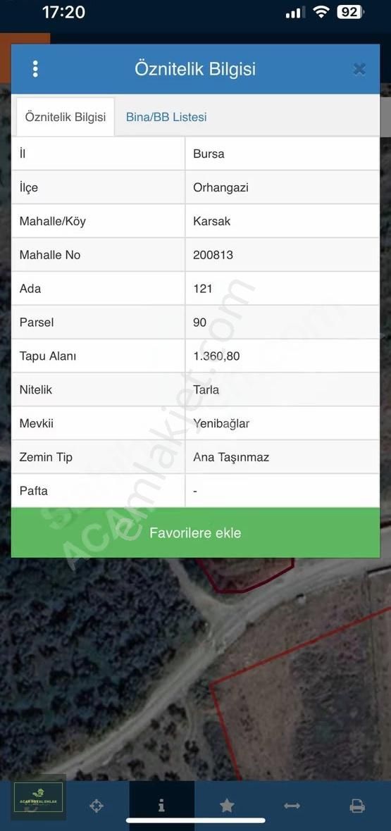 2 Ayrı Tapu 3917 M2 Karsakta Ticari Depolama İmarlı Arsa - Görsel 29
