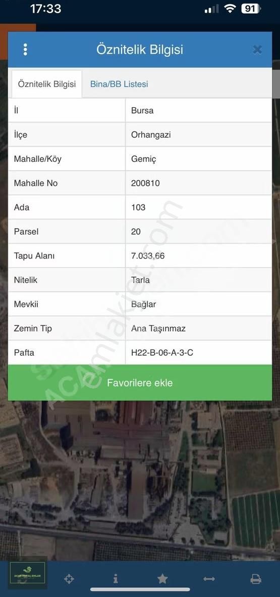 Acar Royal'den Asil Çelik Fabrika Yanı Ticari İmarlı Arsa - Görsel 9