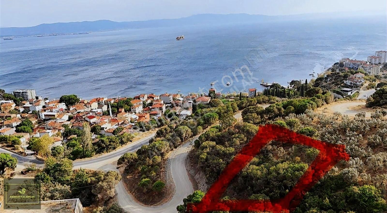 Karacaali'de Yol Kenarı Deniz Manzaralı Yatırımlık Arazi - Görsel 29