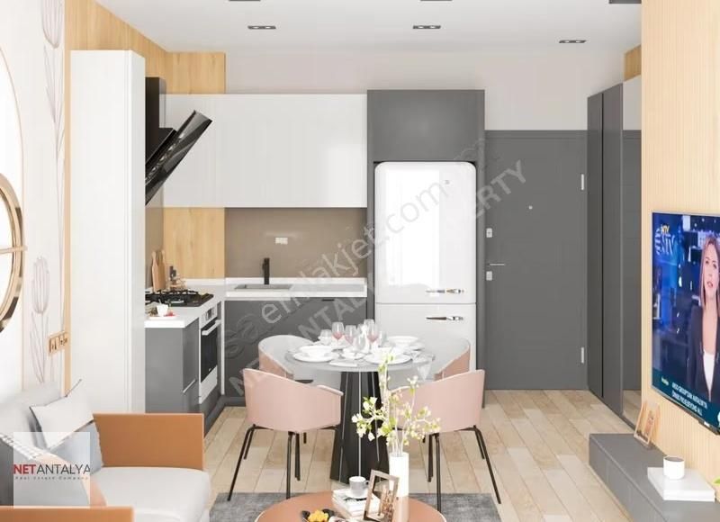 Altıntaş'ta Ultra Lüks Sitede Satılık 1+1 Daire│net Antalya